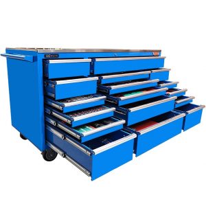 293 PIECE 17 DRAWER 72” INTRODUCTORY ‘DIESEL POWER’ TOOL KIT (BLUE)